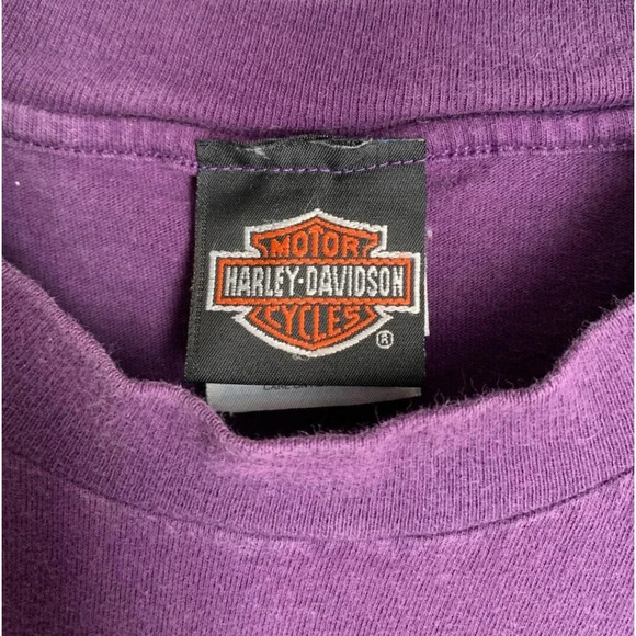 Vintage 90s Harley Davidson T-Shirt Size Large 1997Connecticut State Hog Rally - Picture 3 of 9